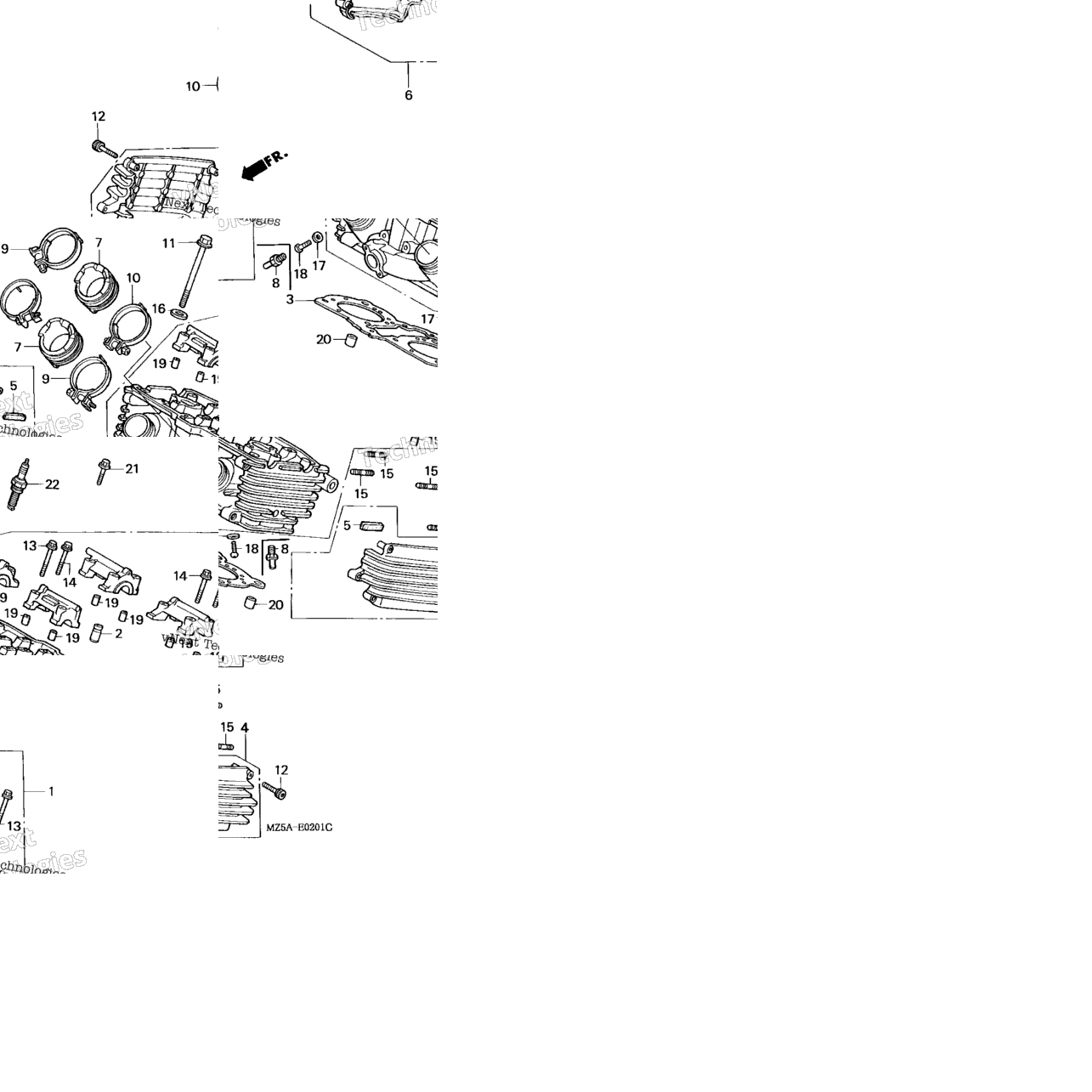 Cylinder Head (Rr.)