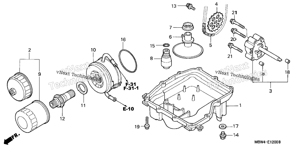 Oil Pan + Oil Pump