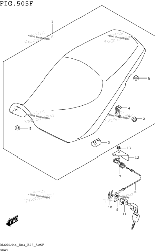 Seat (Dl650xam4 E33)