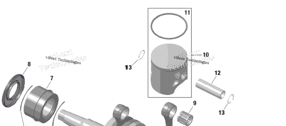 Rotax - Crankshaft And Pistons