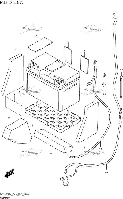 Battery (Dl1050rr)