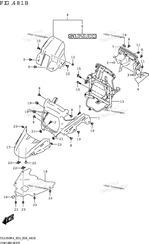Cowling Body (Dl1050rj)