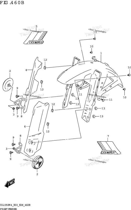 Front Fender (Dl1050rj)