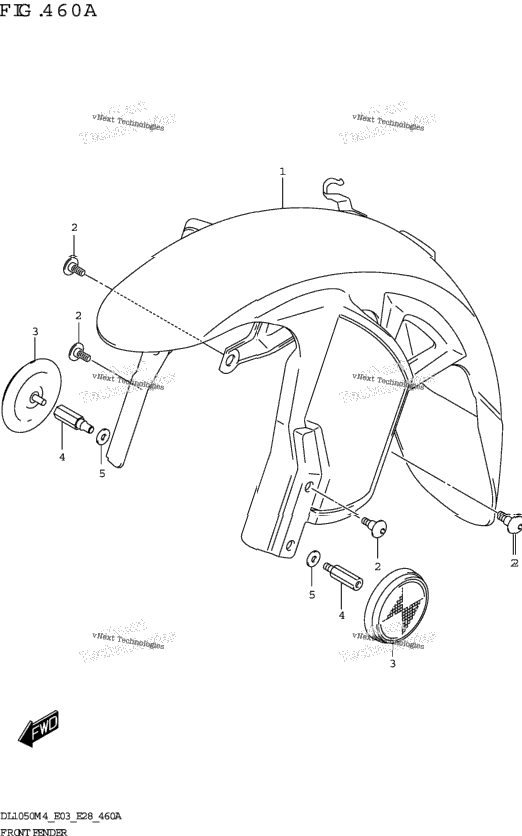 Front Fender (Dl1050rr)