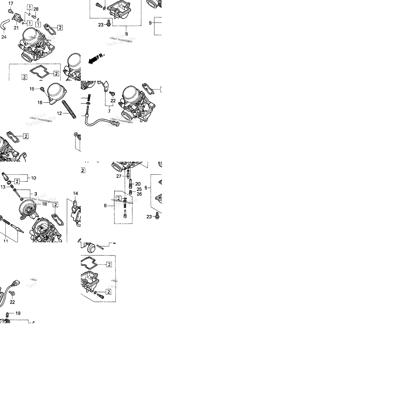 F3 Carburetor Components 95-96