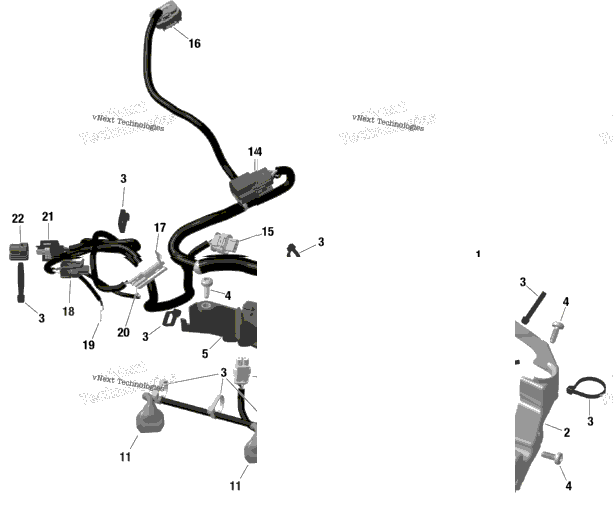Rotax - Engine Harness And Electronic Module - Na