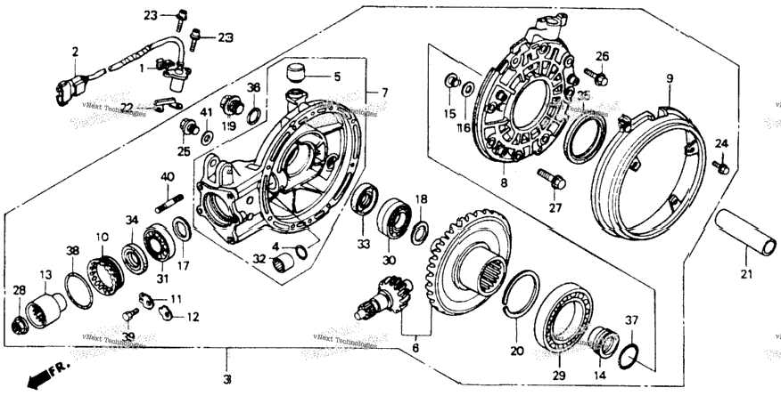 Final Driven Gear 1100A