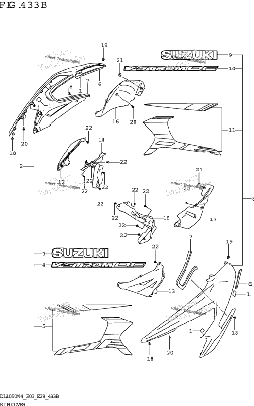 Side Cover (Dl1050rj)