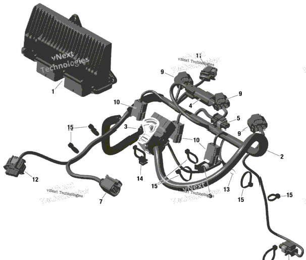 Rotax - Engine Harness And Electronic Module