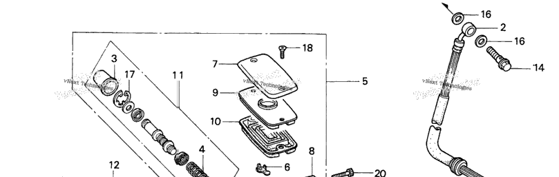 Front Brake Master Cylinder