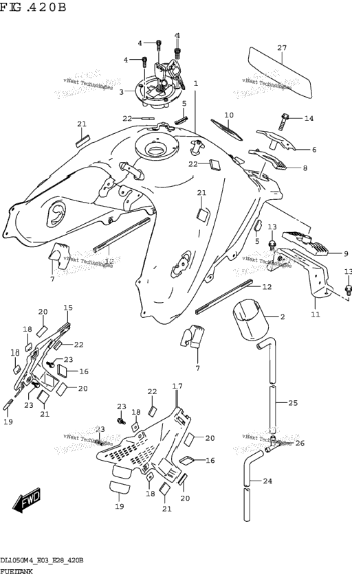 Fuel Tank (Dl1050rj)