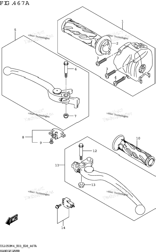 Handle Lever (Dl1050rj)