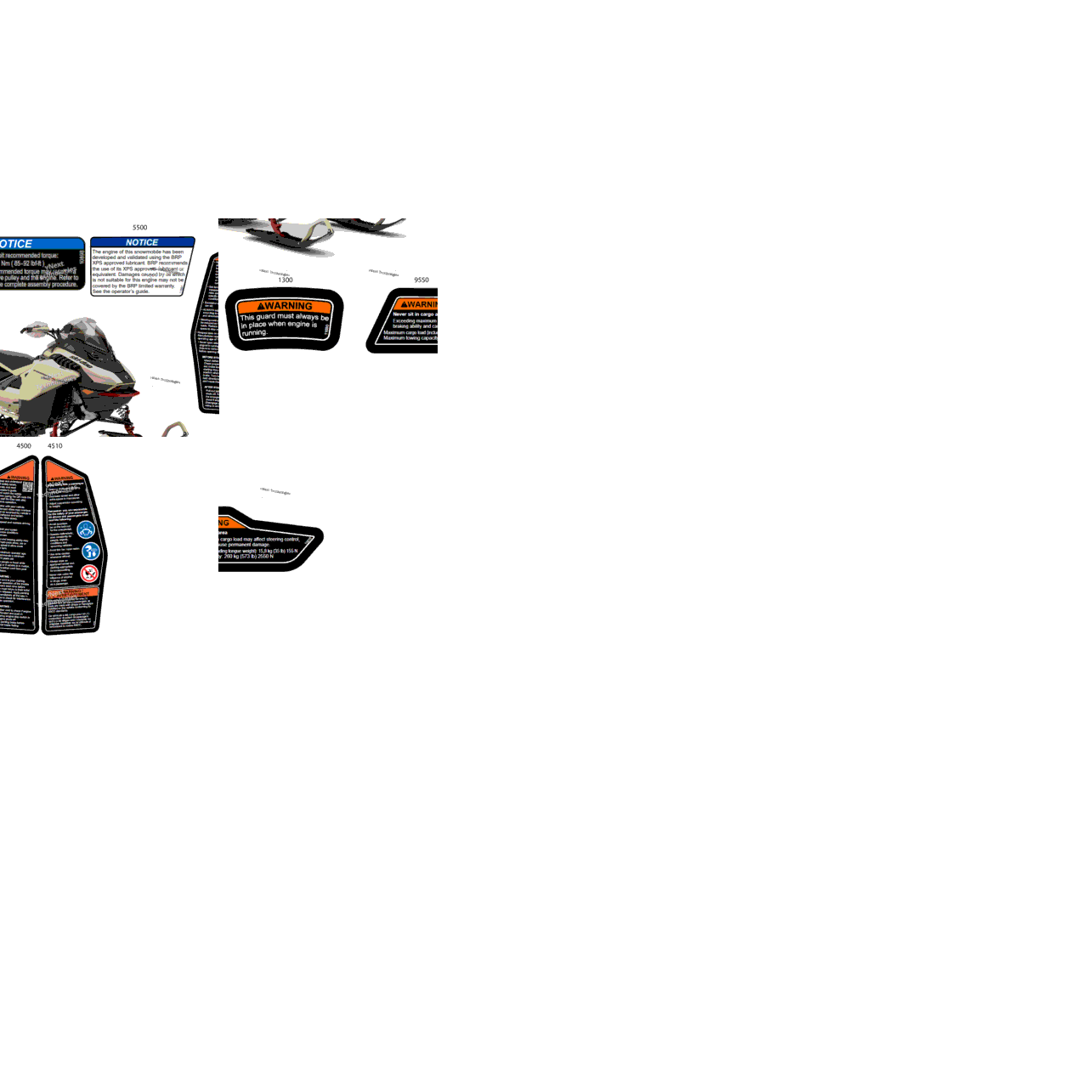 Body - Warning Decals