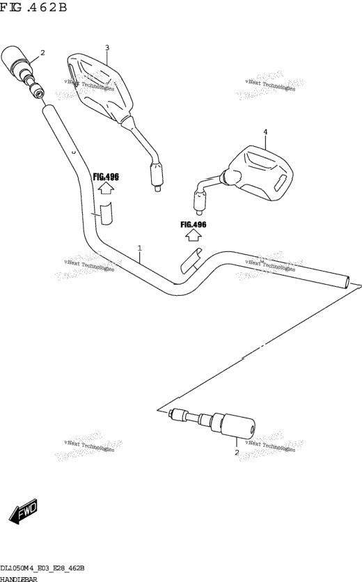 Handlebar (Dl1050rr)