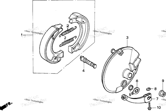 Front Brake@Front Brake Panel
