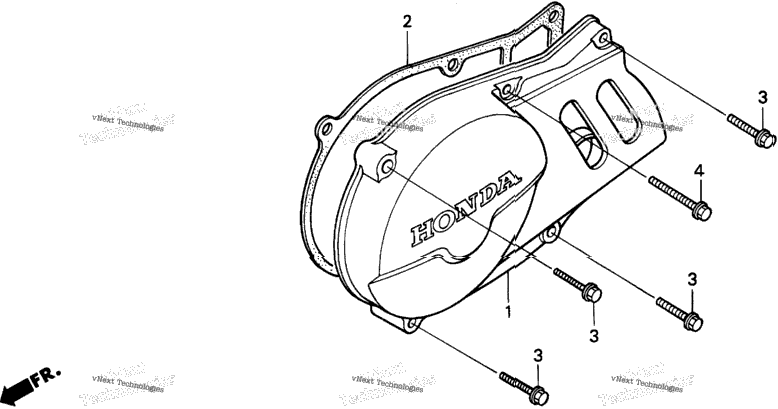 Left Crankcase Cover