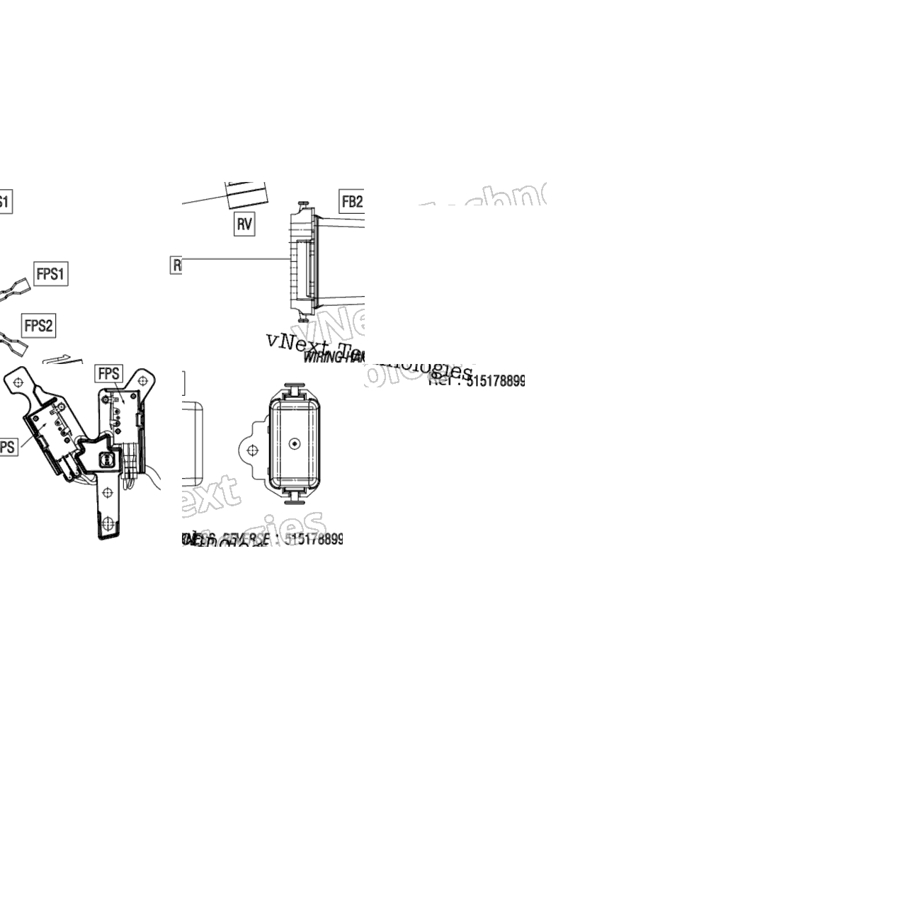 Electric - Reverse Wiring Harness - 515178899