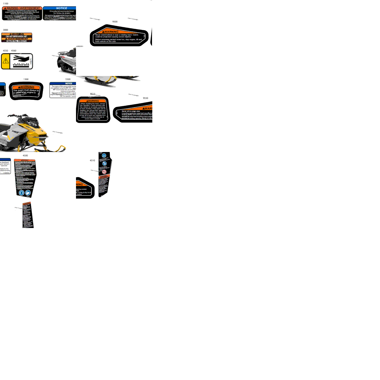 Body - Warning Decals