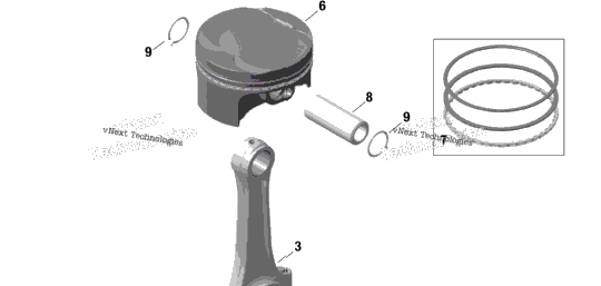 Rotax - Crankshaft And Pistons