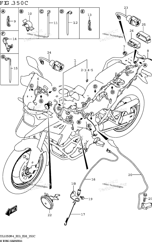 Wiring Harness (Dl1050rr)