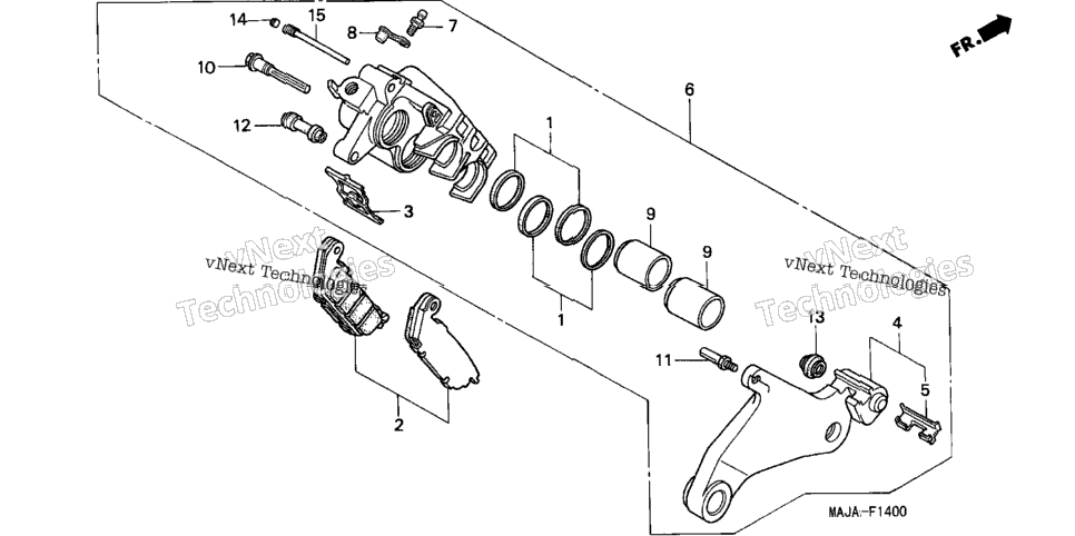 Rear Brake Caliper (1)