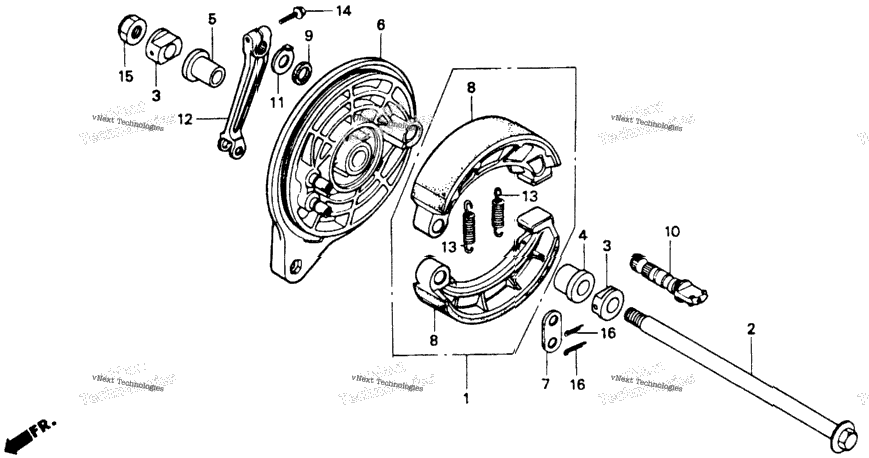 Rear Brake Panel