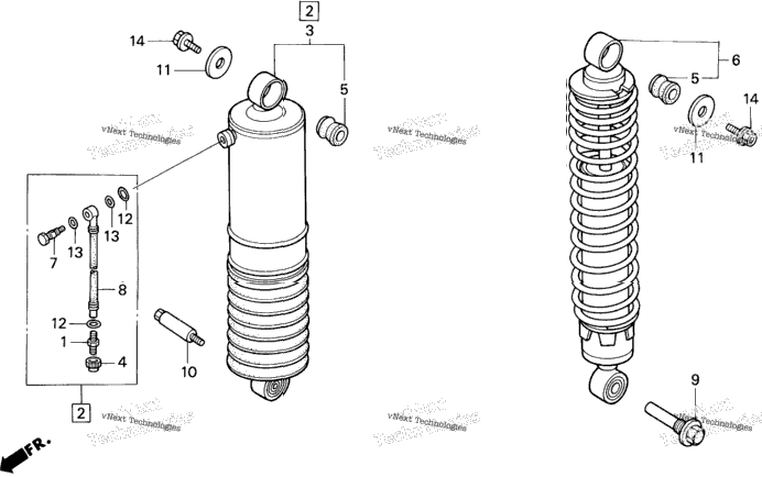 Rear Shock Absorber