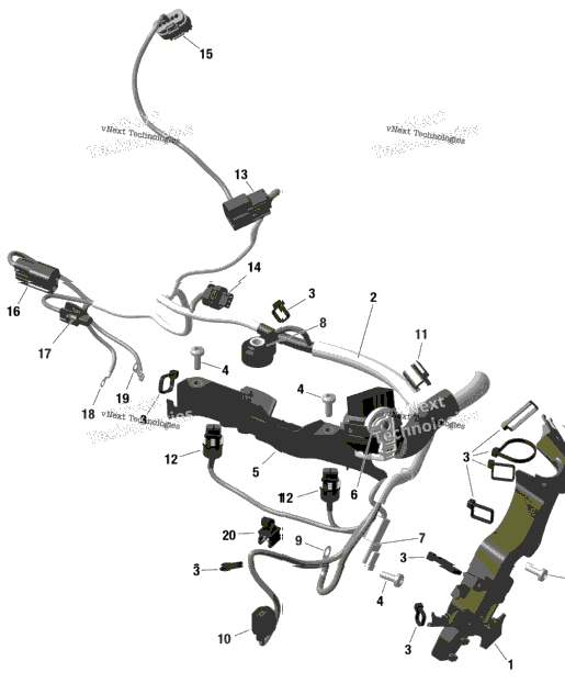 Rotax - Engine Harness And Electronic Module