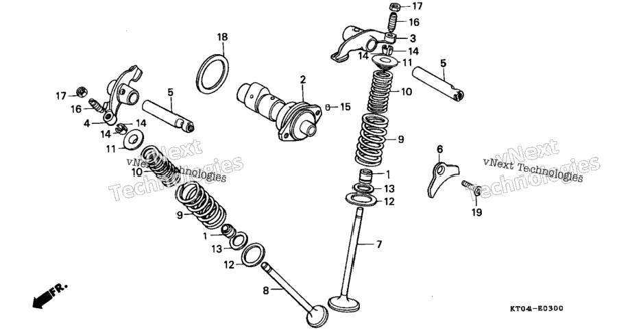 Camshaft + Valve