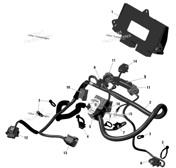 Rotax - Engine Harness And Electronic Module