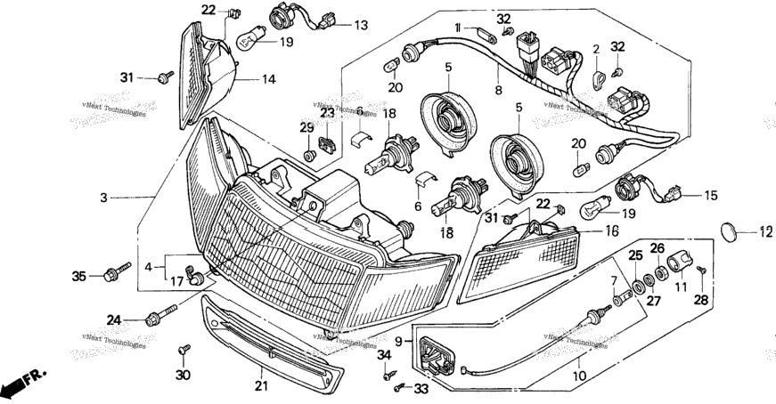Headlight 96-97