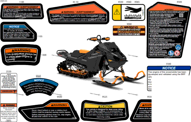 Body - Warning Decals