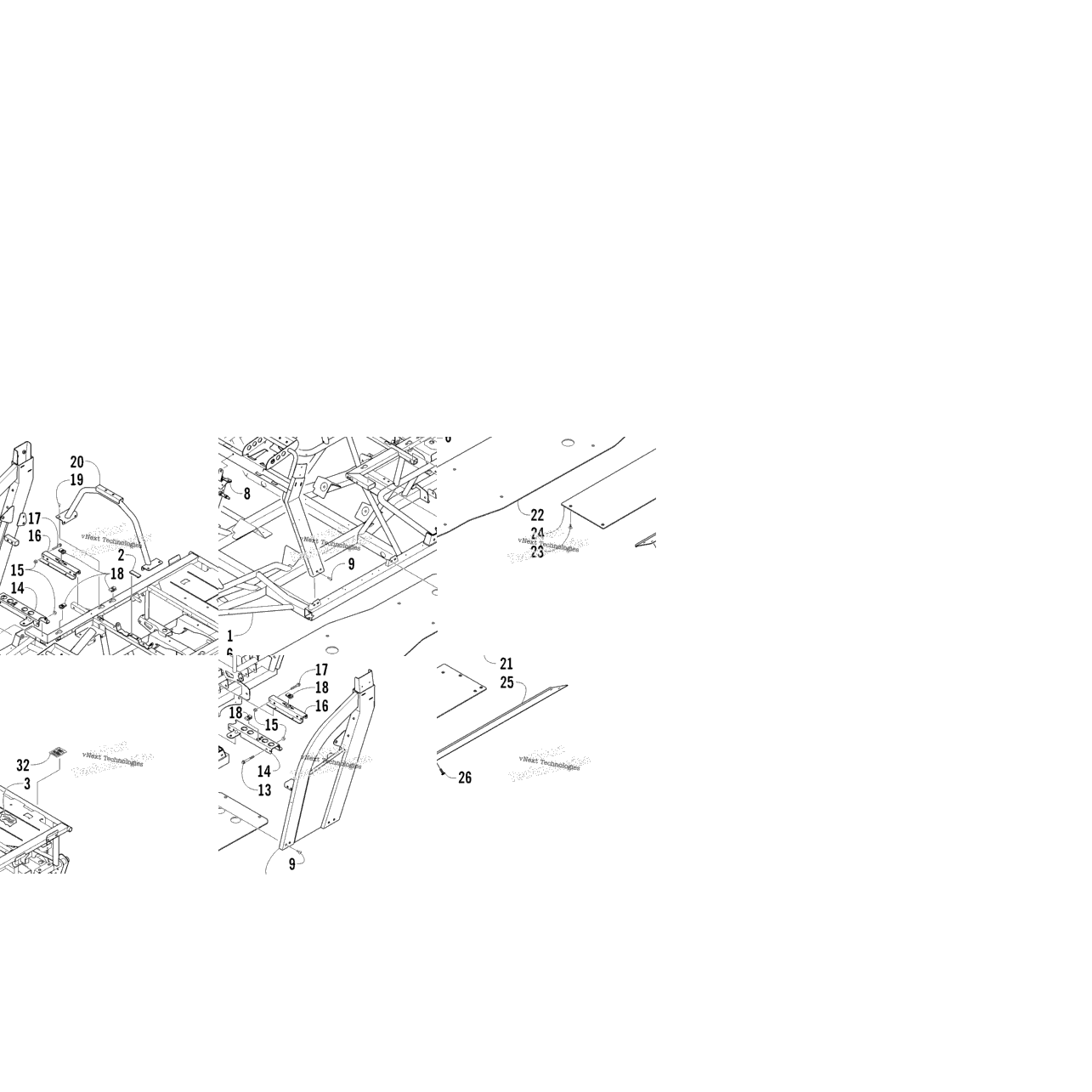 Frame And Related Parts