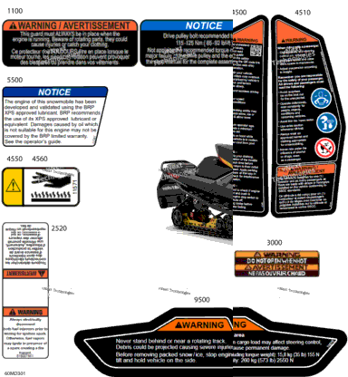 Body - Warning Decals