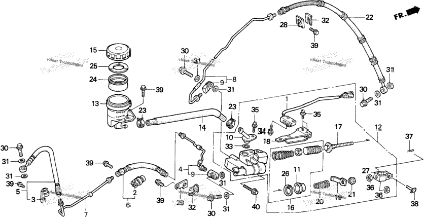Rear Brake Master Cylinder
