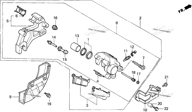 Rear Brake Caliper
