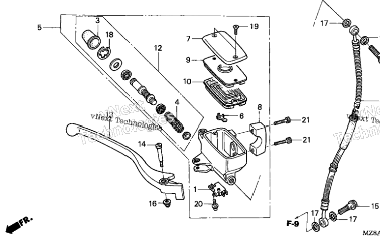 Front Brake Master Cylinder
