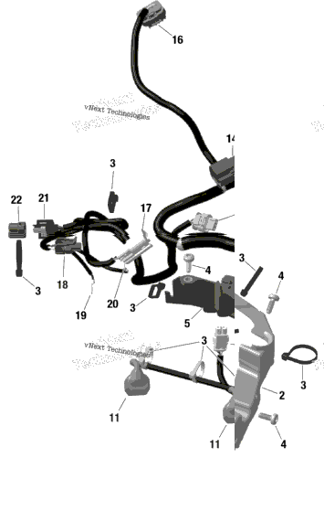 Rotax - Engine Harness And Electronic Module - Na