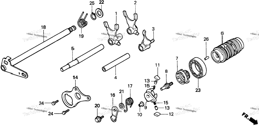 Gearshift Drum