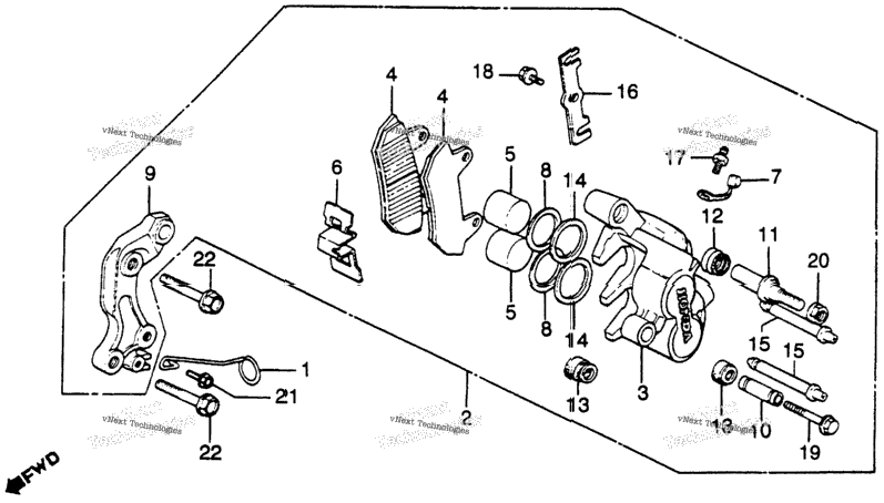 Front Brake Caliper