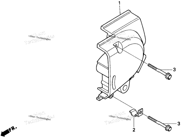Left Rear Crankcase Cover