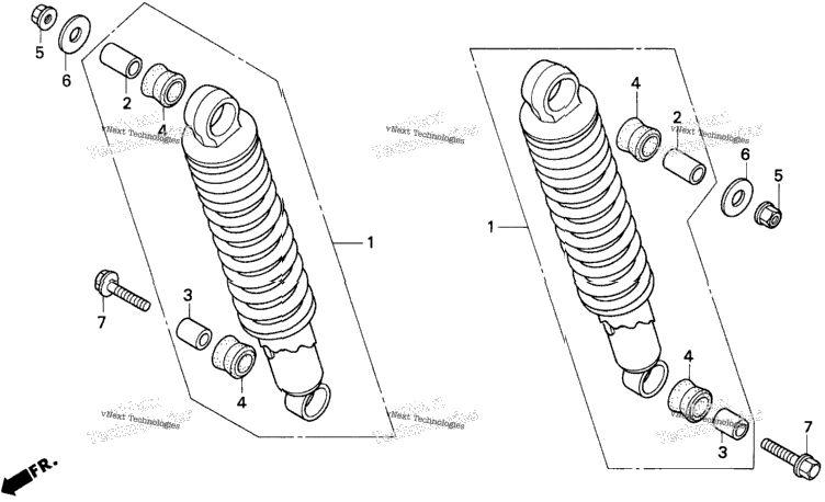 Rear Shock Absorber