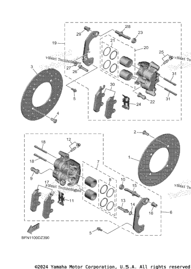 Front Brake Caliper
