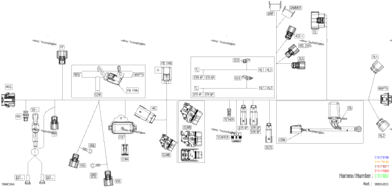 Electric - Main Harness - 515179067
