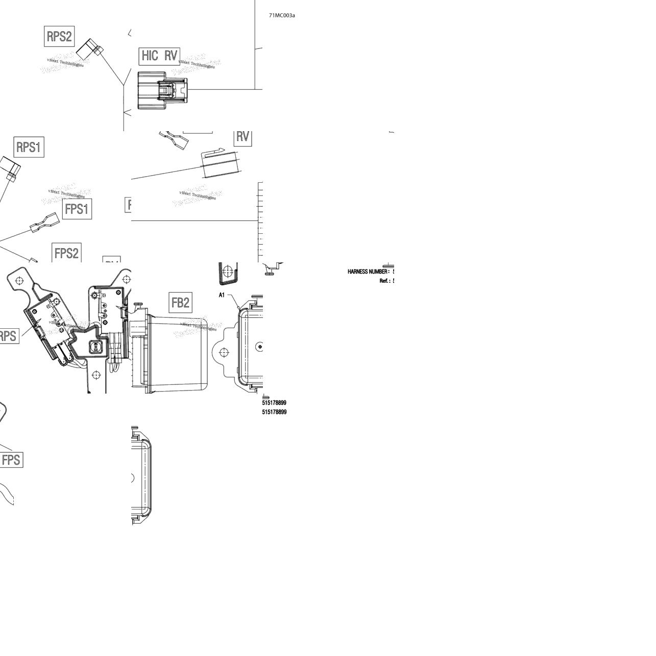 Electric - Reverse Wiring Harness - 515178899