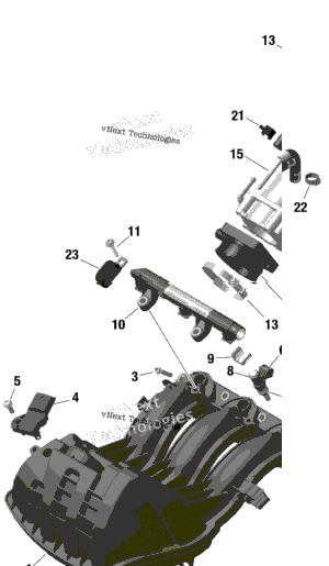 Rotax - Air Intake Manifold And Throttle Body