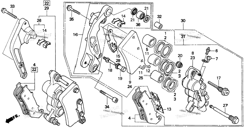 Front Brake Caliper