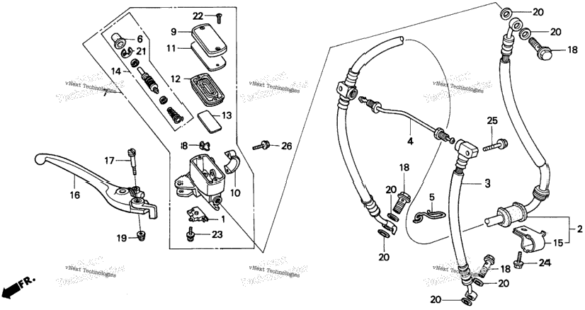 Front Brake Master Cylinder