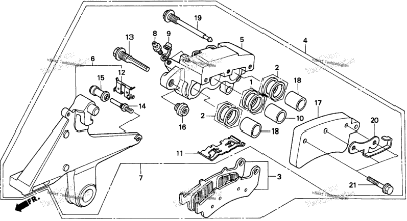 Rear Brake Caliper