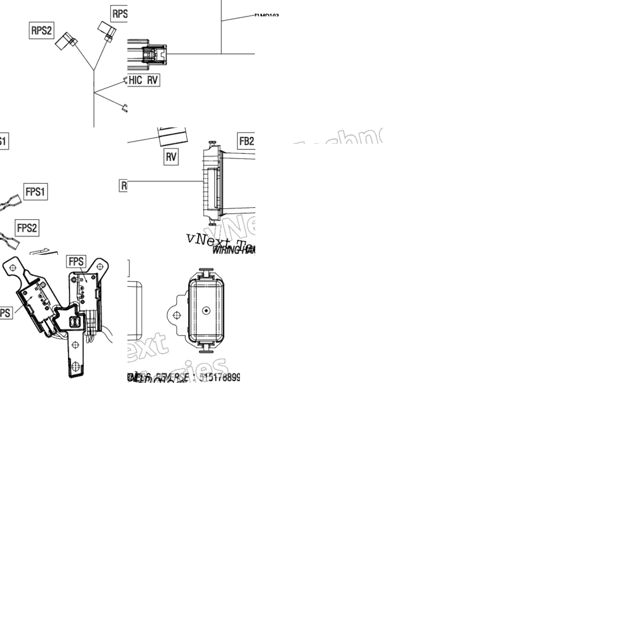Electric - Reverse Wiring Harness - 515178899
